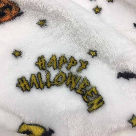 NEW Peanuts HALLOWEEN Hooded Bath Robe Snoopy Pumpkin Moon Stars Berkshire S/M - Picture 12 of 12